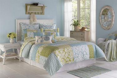 Tranquil Basic Euro Sham Blue Set of 4 Park Designs - The Fox Decor